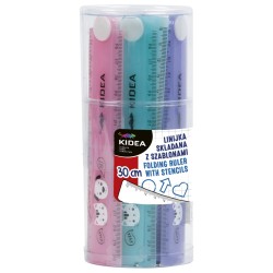 Kidea Állatfigurás összehajtható vonalzó 30 cm