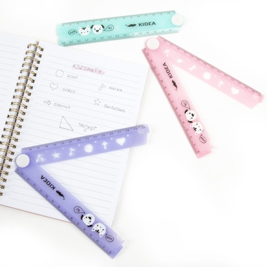 Kidea Állatfigurás összehajtható vonalzó 30 cm