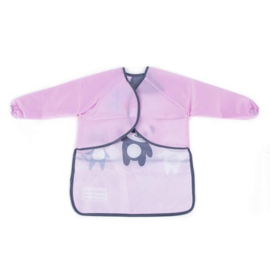 Kidea festő kötény gyerekeknek, rózsaszín állat mintás