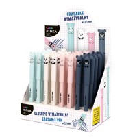 Kidea radírozható zselés toll, állat mintás, 1 db.