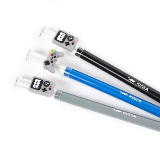 Kidea radírozható zselés toll, játékkonzol mintás, 1 db.