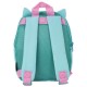 Kindergarten ovis hátizsák lányoknak, türkiz, cica mintás