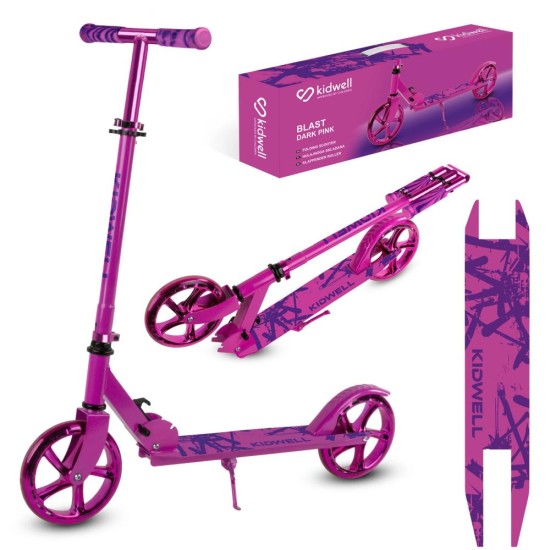Kidwell BLAST összecsukható roller – dark pink