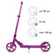 Kidwell BLAST összecsukható roller – dark pink