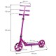 Kidwell BLAST összecsukható roller – dark pink