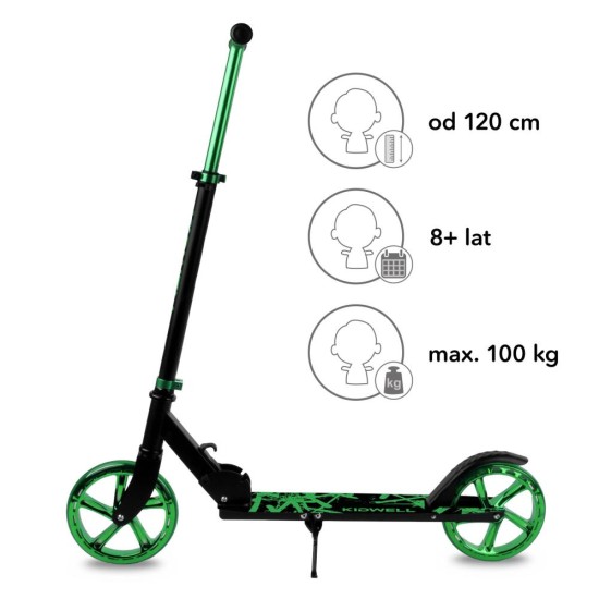 Kidwell BLAST összecsukható roller – green