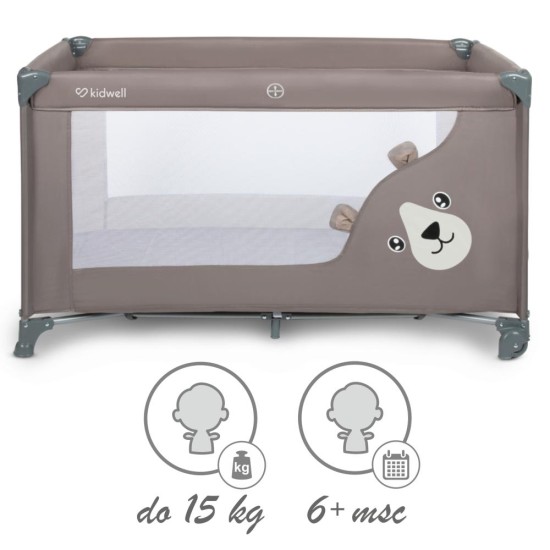 Kidwell BLISSY Basic utazóágy, bézs, macis Kidwell BLISSY Basic utazóágy, bézs, macis