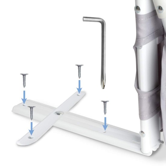 Kidwell CORI 150 Gray ágyvédő korlát, 150 cm