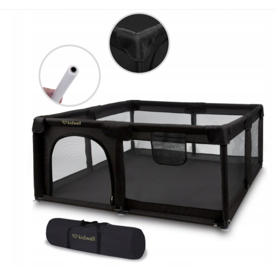 Kidwell FANKO utazójáróka 180 x 200 cm, fekete