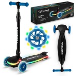 Kidwell LUMO 3 kerekű gyermekroller, LED Blue, kék