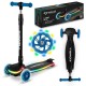 Kidwell LUMO 3 kerekű gyermekroller, LED Blue, kék