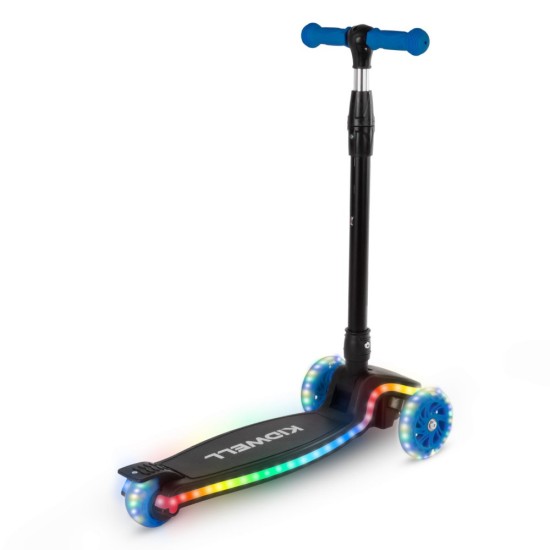 Kidwell LUMO 3 kerekű gyermekroller, LED Blue, kék