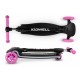 Kidwell LUMO 3 kerekű gyerekroller, LED Pink, rózsaszín