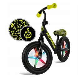 Kidwell Rebel LED futóbicikli, neon sárga