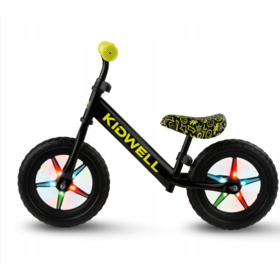 Kidwell Rebel LED futóbicikli, neon sárga