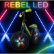 Kidwell Rebel LED futóbicikli, neon sárga