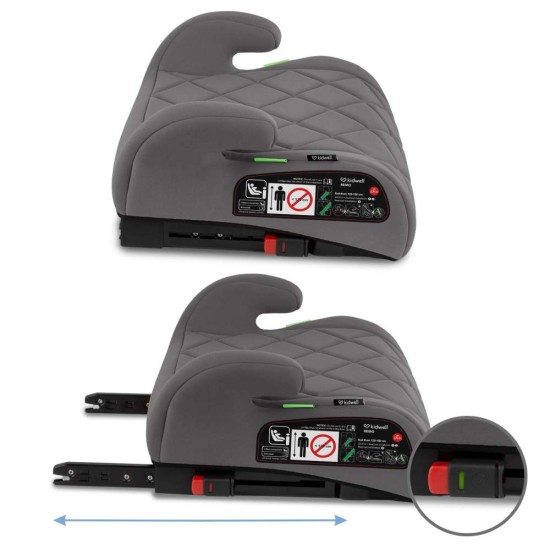Kidwell REMO Gray autós ülésmagasító ISOFIX, i-Size