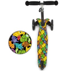 Kidwell UNO háromkerekű gyerekroller LED kerekekkel, Orbitail