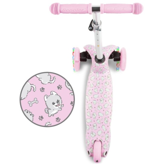 Kidwell UNO háromkerekű gyermekroller, Puppy