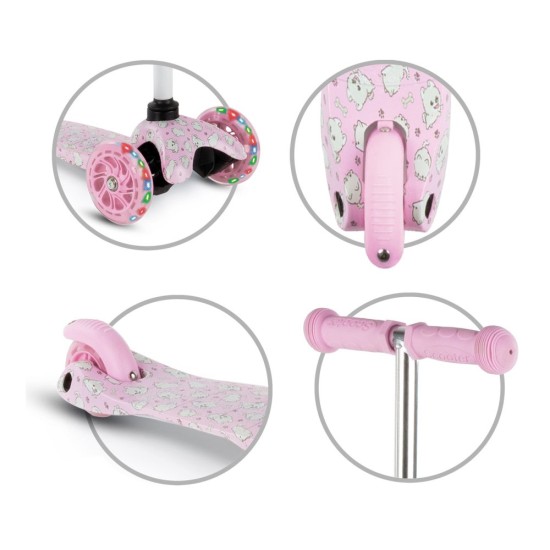 Kidwell UNO háromkerekű gyermekroller, Puppy