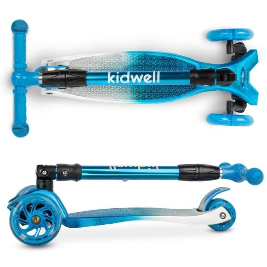 Kidwell VENTO háromkerekű roller – blue-silver