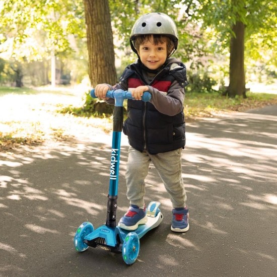 Kidwell VENTO háromkerekű roller – blue-silver