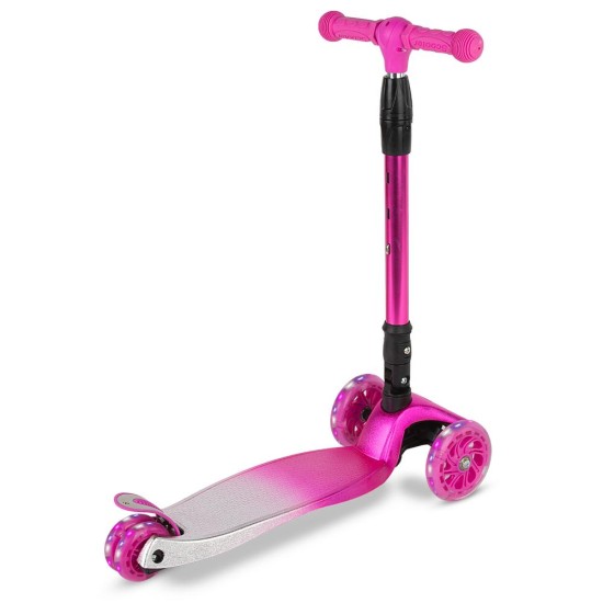 Kidwell VENTO háromkerekű roller – pink-silver