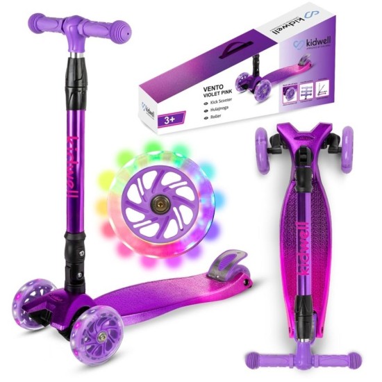 Kidwell VENTO háromkerekű roller – pink-violet