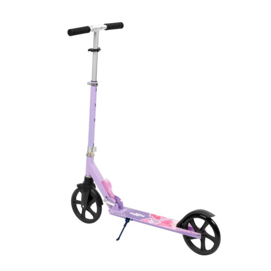 WXM DRIFF összecsukható városi roller, virágos lila-rózsaszín