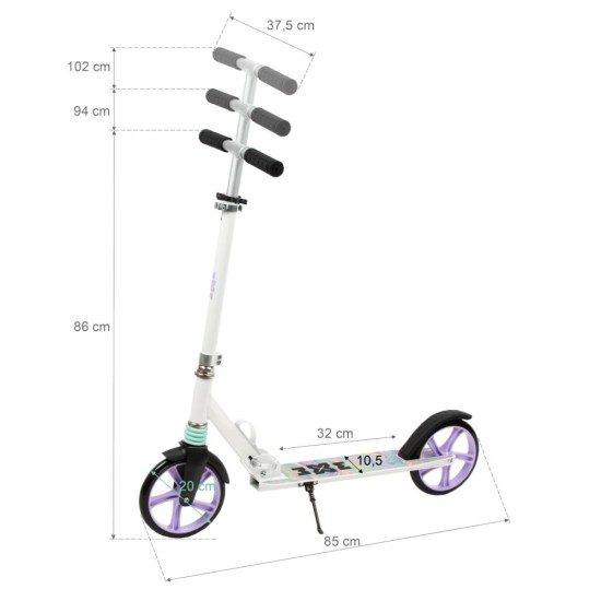 WXM DRIFF összecsukható városi roller,fluid