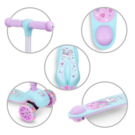 Kidwell RIMBA futóbicikli és roller, unikornis Kidwell RIMBA futóbicikli és roller, unikornis