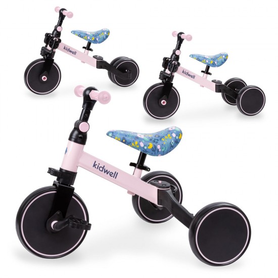 PICO FLOWER multifunkcionális 3az1-ben gyerek futóbicikli - tricikli