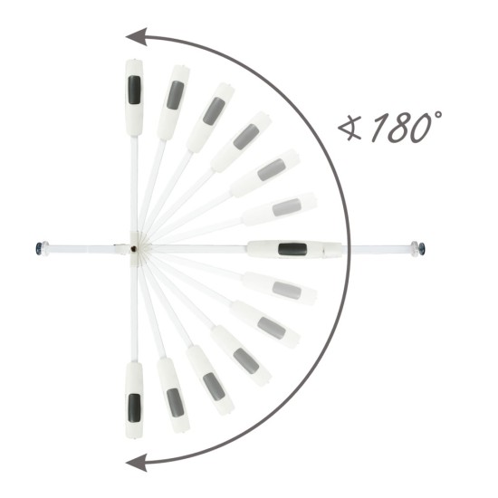 Kidwell Guarda gyermek biztonsági kapu 75-105 cm, fehér