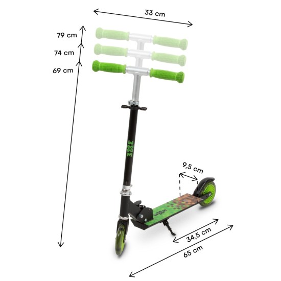 WXM SKIPO összecsukható alumínium roller, Minecraft WXM SKIPO összecsukható alumínium roller, Minecraft
