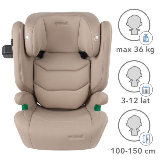 Kidwell TENDO autósülés 9-36 kg ISOFIX I-SIZE, bézs
