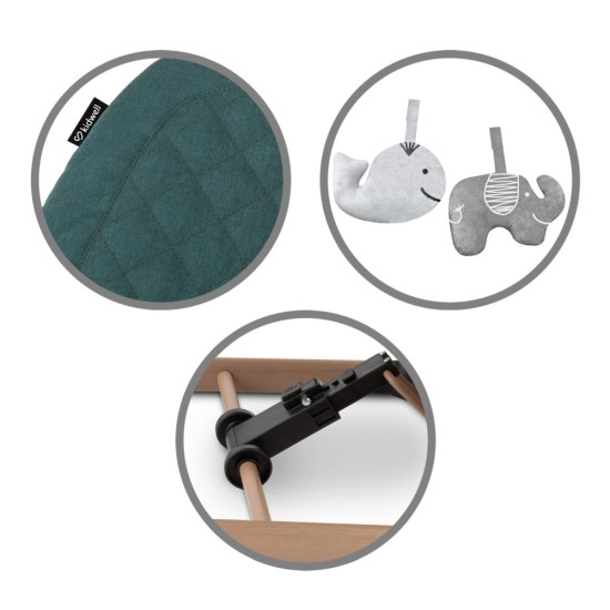 Kidwell LARO babahinta és pihenőszék, zöld/barna