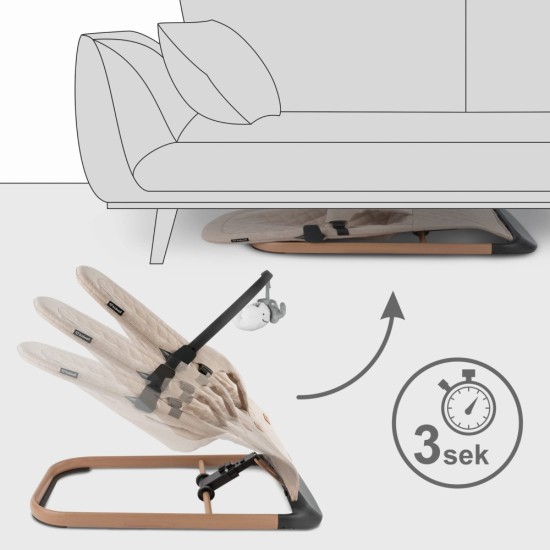 Kidwell LARO babahinta és pihenőszék, bézs/barna