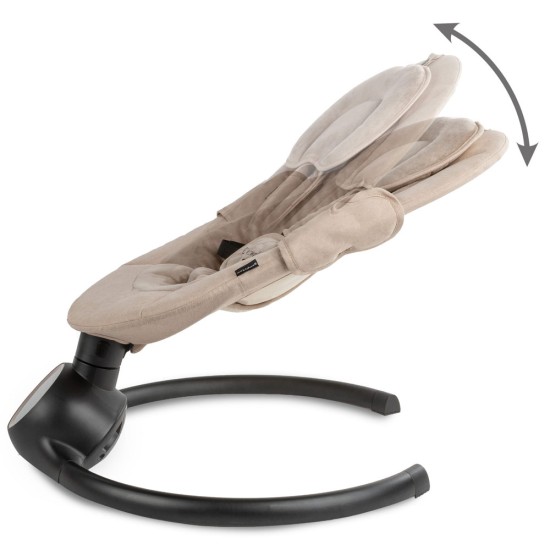 Kidwell REVE 2 az 1-ben ringató-zenélő elektromos babahinta és pihenőszék, bézs/arany