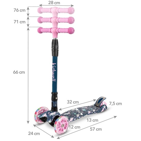 Kidwell VENTO 3 kerekű gyerekroller, Magic