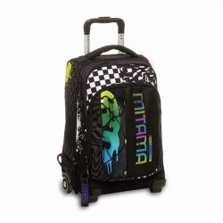 Guruló iskolatáska és hátizsák, pepita, FLUO SPOTS - Mitama Guruló iskolatáska és hátizsák, pepita, FLUO SPOTS - Mitama