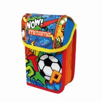 Kihajtható, nagyméretű és felszerelt tolltartó, STREET GAME - Mitama