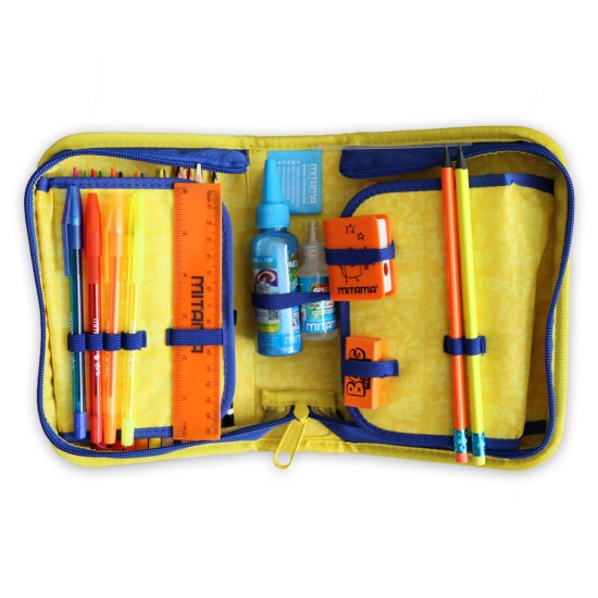 Kihajtható, nagyméretű és gazdagon felszerelt tolltartó, SPEEDY - Mitama