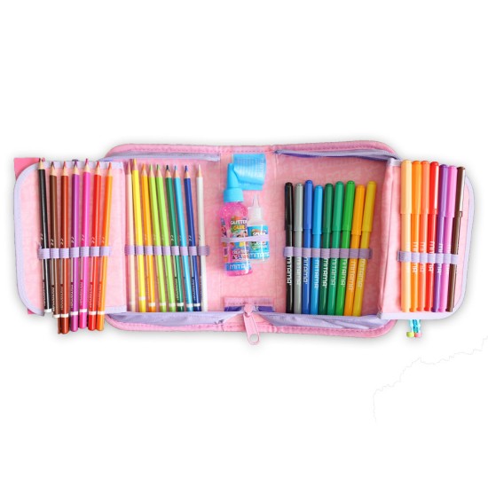 Kihajtható, nagyméretű, felszerelt tolltartó, JUST SHINE- Mitama