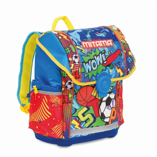 Mitama ergonómikus iskolatáska, focis graffity, STREET GAME- Mitama