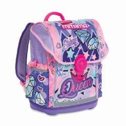 Mitama ergonómikus iskolatáska, rózsaszín – lila, JUST SHINE- Mitama