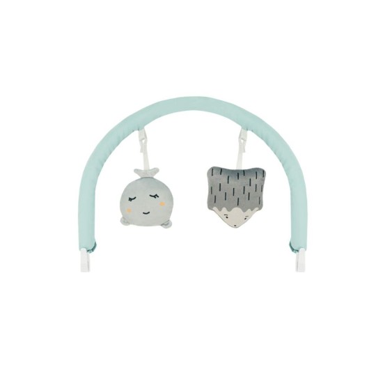 MoMi GLOSSY babapihenő, világoskék