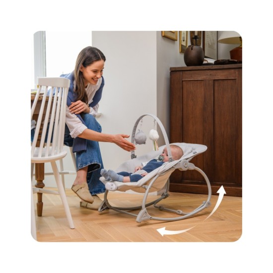 MoMi LAPIS babapihenő, világos szürke