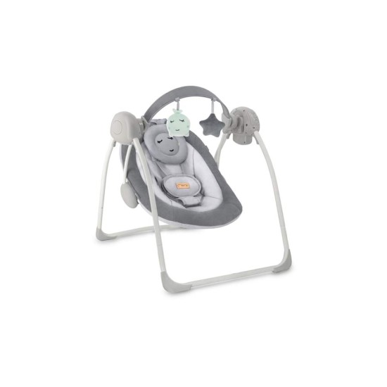 MoMi LISS elektromos babahinta időzítő funkcióval, szürke