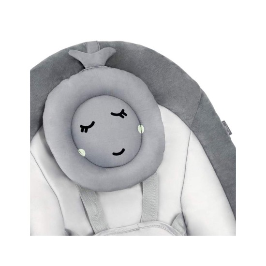 MoMi LISS elektromos babahinta időzítő funkcióval, szürke