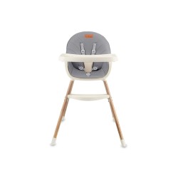 MoMi REKI 2 az 1-ben etetőszék, szürke